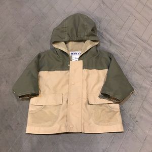 Boys Camo Snaps Windbreaker Sz 3M